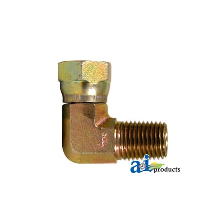 A & I Products 90 Degree Female NPT Swivel X Male NPT Adapter 3.75 x4 x2 A-43B14